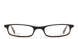 Shop EYE'M Logo Signature Unisex Rectangle Eyeglasses in Black Havana online.