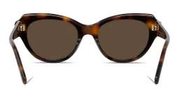 Shop LOEWE Slim Irregular Sunglasses in Havana online.