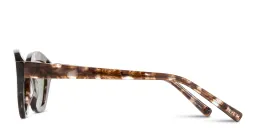 Shop EYE'M Logo Irregular Sunglasses in Havana online.
