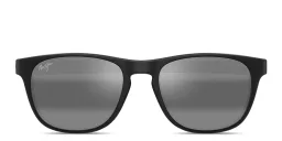 Shop Maui Jim Melemele Square Sunglasses in Black online.