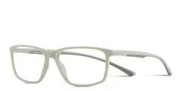 Shop SPIN ON8 Wide Square Eyeglasses in Grey online.