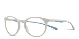 Shop SPIN ON8 Panthos Eyeglasses in Matte Light Grey online.