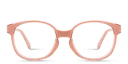 Shop SPIN ON8 Kids Round Eyeglasses in Transparent Pink online.