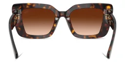 Shop BURBERRY Equestrian Knight Cat-Eye Sunglasses in Dark Havana online.