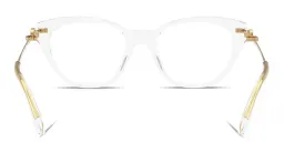 Shop Dolce & Gabbana DG Butterfly Eyeglasses in Crystal online.