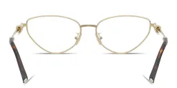 Shop TIFFANY Knot Wide Cat-Eye Eyeglasses in Pale Gold online.
