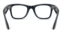 Shop Ray-Ban Meta Wayfarer Transitions® Unisex Square Sunglasses in Shiny Cosmic Blue online.