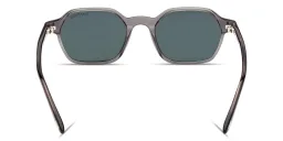 Shop TOM FORD Joey Irregular Sunglasses in Transparent Grey online.