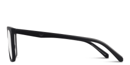 Shop Emporio Armani Clip-On Square Eyeglasses in Black online.