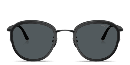 Shop GIORGIO ARMANI Logo Signature Panthos Sunglasses in Matte Black online.
