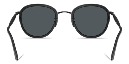 Shop GIORGIO ARMANI Logo Signature Panthos Sunglasses in Matte Black online.