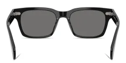 Shop OLIVER PEOPLES Ryce Sun Unisex Square Sunglasses in Black online.