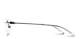 Shop MONOSTROM Rimless Square Eyeglasses in Black online.