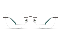 Shop MONOSTROM Rimless Square Eyeglasses in Smoke online.