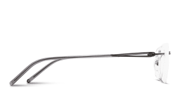 Shop MONOSTROM Rimless Rectangle Eyeglasses in Gunmetal online.