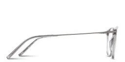 Shop MONOSTROM Panthos Eyeglasses in Transparent Dark Grey online.