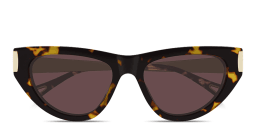 Shop Chloe Holly Cat-Eye Sunglasses in Havana online.