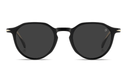 Shop DAVID BECKHAM Talisman Panthos Sunglasses in Black online.