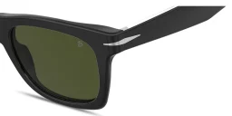 Shop DAVID BECKHAM Talisman Rectangle Sunglasses in Black online.