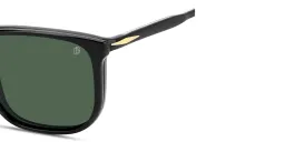 Shop DAVID BECKHAM Clip-On Wide Square Eyeglasses in Black online.