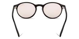 Shop TOM FORD Prescott Round Sunglasses in Shiny Black online.