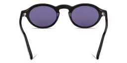 Shop TOM FORD Aristotle Oval Sunglasses in Shiny Black online.
