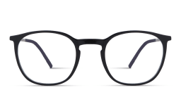 Shop Silhouette SPX Illusion Round Eyeglasses in Black online.