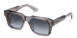 Shop AKONI Pegasus-Two Unisex Square Sunglasses in Transparent Grey online.