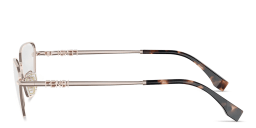Shop FENDI Fendigraphy Cat-Eye Eyeglasses in Rose Gold online.
