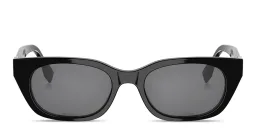 Shop FENDI Forever Fendi Cat-Eye Sunglasses in Black online.