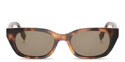 Shop FENDI Forever Fendi Cat-Eye Sunglasses in Blonde Wave Havana online.