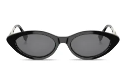 Shop FENDI Fendigraphy Cat-Eye Sunglasses in Black online.