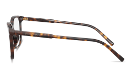 Shop Dolce & Gabbana Logo Signature Square Eyeglasses in Havana online.