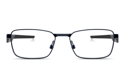 Shop Oakley Steakhouse Unisex Wide Rectangle Eyeglasses in Matte Midnight online.