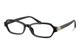 Shop TIFFANY Tiffany HardWear Irregular Eyeglasses in Black online.