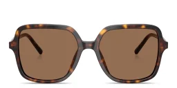 Shop Dolce & Gabbana Logo Signature Oversized Square Sunglasses in Havana online.