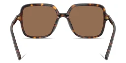 Shop Dolce & Gabbana Logo Signature Oversized Square Sunglasses in Havana online.