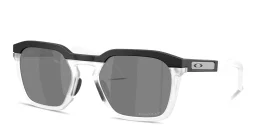 Shop Oakley HSTN SQ Unisex Square Sunglasses in Matte Black online.