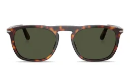 Shop PERSOL Gae Unisex Square Sunglasses in Havana online.