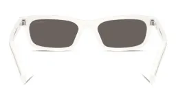 Shop PRADA Logo Signature Pillow Sunglasses in Talc online.