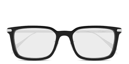 Shop Cartier Signature C de Cartier Rectangle Eyeglasses in Shiny Black online.
