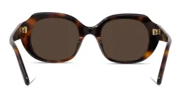 Shop LOEWE Slim Irregular Sunglasses in Havana online.
