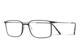 Shop Silhouette Urban Lite Rectangle Eyeglasses in Black online.