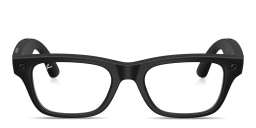 Shop Ray-Ban Meta Blayzer Optics Unisex Rectangle Eyeglasses in Black online.