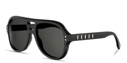 تسوق Five Sisters Aviator Sunglasses فيندي بلون Black أونلاين.