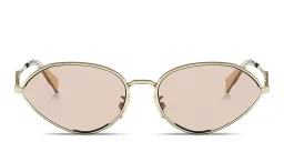 تسوق Wired Oval Sunglasses سيلين بلون Light Gold أونلاين.