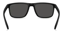 Shop Prada Linea Rossa Logo Lettering Pillow Sunglasses in Black online.
