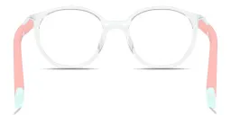 Shop Mira Flex Logo Kids Panthos Eyeglasses in Clear online.