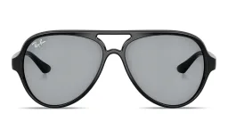 Shop Ray-Ban Cats 5000 Pilot Sunglasses in Black online.