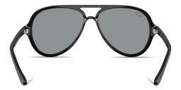 Shop Ray-Ban Cats 5000 Classic Pilot Sunglasses in Black online.